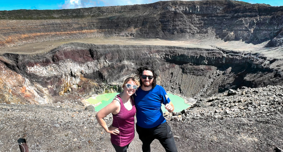 tour de caminata al volcan de santa ana